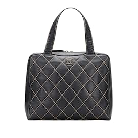 Chanel-Chanel Wild stitch Handbag-Black