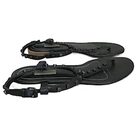 Balenciaga-BALENCIAGA  Sandals T.EU 38 Leather-Black
