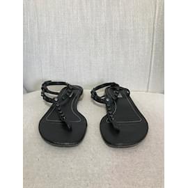 Balenciaga-BALENCIAGA  Sandals T.EU 38 Leather-Black