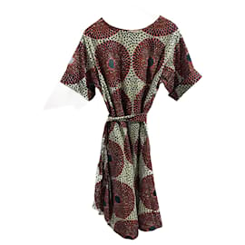 Autre Marque-ODILE JACOBS  Dresses T.International One Size Cotton-Red