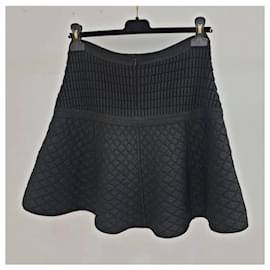 Chanel-Chanel Globe Black Skirt-Black