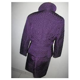 Autre Marque-Skirt suit-Dark purple