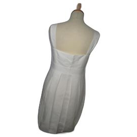 Massimo Dutti Vestidos Branco