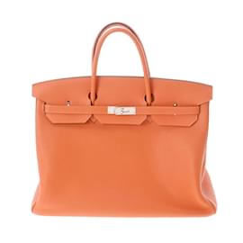 Hermès-Hermès Birkin Handbag-Orange