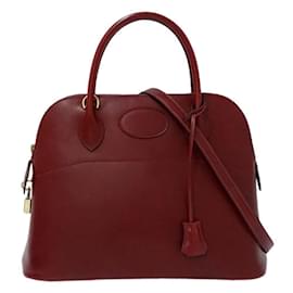 Hermès-Hermès Bolide Handbag-Dark red