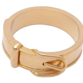 Hermès-Hermès Anneau De Foulard ring-Golden