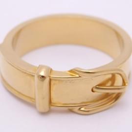 Hermès-Hermès Anneau De Foulard ring-Golden