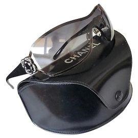 Camelias oversize de CHANEL con Negro Gris antracita