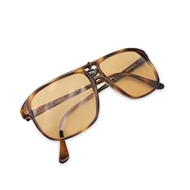 Autre Marque-Vintage Brown Sunglasses w/Yellow Lenses Zilo N/42 54/12 135MM-Brown