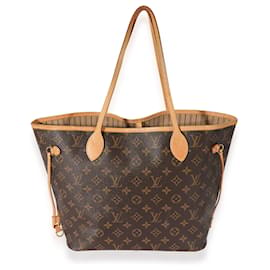 Louis Vuitton-Toile Monogram Louis Vuitton Neverfull Mm-Bleu