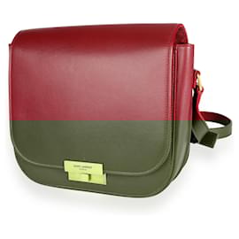 Saint Laurent-Saint Laurent Amaretto Calfskin Betty Messenger Bag-Silvery,Metallic