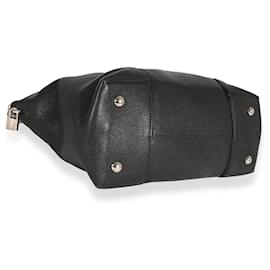 Louis Vuitton-Louis Vuitton Black Veau Cashmere Soft Lockit Mm-Golden,Metallic