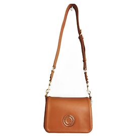 Bolsa Messenger Marc Jacobs em Couro Camel e Dourado Marrom Caramelo Gold hardware