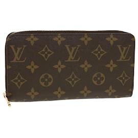 Louis Vuitton-LOUIS VUITTON Portafoglio con zip con monogramma Portafoglio lungo M42616 LV Aut 42567-Altro
