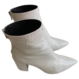 Zadig & Voltaire-botas de tornozelo-Branco