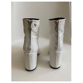 Zadig & Voltaire-botas de tornozelo-Branco