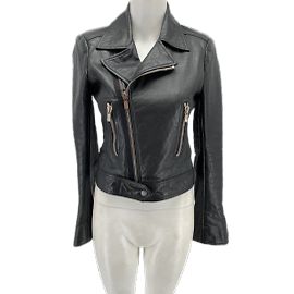 BALENCIAGA  Leather jackets T.fr 38 Leather Black