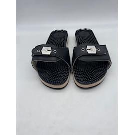 Autre Marque-NON SIGNE / UNSIGNED  Sandals T.EU 40 Leather-Black