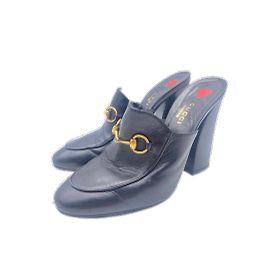 GUCCI  Mules & clogs T.IT 37 Leather Black
