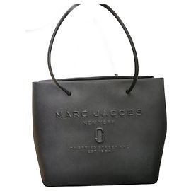 Bolsa tote Marc Jacobs de couro preta Preto
