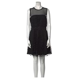 Diane Von Furstenberg-vestido de encaje DvF Lise (como se ve en Sienna Miller)-Negro