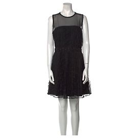 Diane Von Furstenberg Robe en dentelle DvF Lise (comme on le voit sur Sienna Miller) Noir