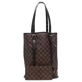 Louis Vuitton-LOUIS VUITTON Damier Ebene Bucket GM Shoulder Bag N42236 LV Auth 42464-Other