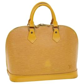 Louis Vuitton-LOUIS VUITTON Epi Alma Hand Bag Tassili Yellow M52149 LV Auth 42538-Other