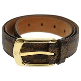 Louis Vuitton-LOUIS VUITTON Damier Ebene Ceinture Ellipse Belt 39.4"" M6995 LV Auth ar9483-Other