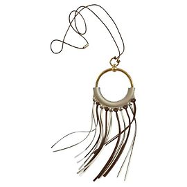 Hermès Anate swift beau loop oro Bianco D'oro