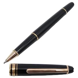 Montblanc-MONTBLANC MEISTERSTUCK ROLLERBALL PEN CLASSIC GOLD MB12890 PEN-Black
