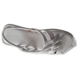 Robert Clergerie FLAT WHITE LEATHER SANDALS White