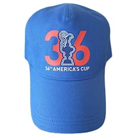 Prada-Gorra de la Copa América de Prada-Azul marino