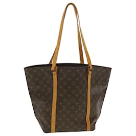 Louis Vuitton-LOUIS VUITTON Monogram Sac Shopping Tote Bag M51108 LV Auth 42275-Monogram