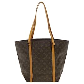 Louis Vuitton-LOUIS VUITTON Monogram Sac Shopping Tote Bag M51108 LV Auth 42275-Monogram