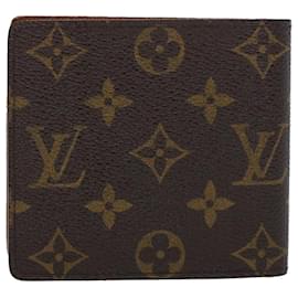 Louis Vuitton-Carteira LOUIS VUITTON Monogram Porte Monnaie Bier Cartes Crdit M61652 auth 42299-Monograma