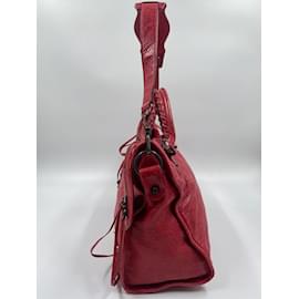 Balenciaga-Red Lambskin City-Red