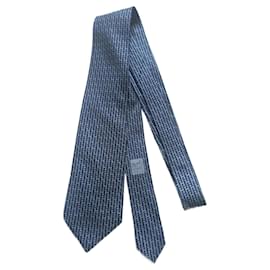 Hermès-Cravates-Bleu