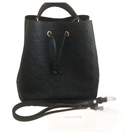 Louis Vuitton NéoNoé Empreinte Borsa in pelle nera Nero