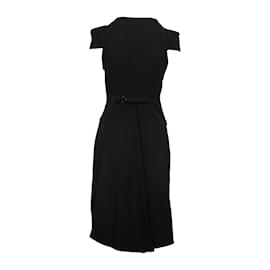 Prada-Robe midi Prada-Noir