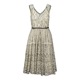 Moschino-Moschino V-neck Lace Dress-Multiple colors