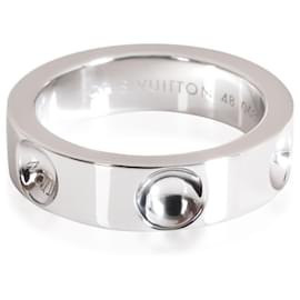 Louis Vuitton - Empreinte Ring White Gold and Diamonds - Grey - Unisex - Size: 58 - Luxury