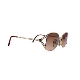 Christian Dior-Lunettes de soleil vintage femme menthe 2694 40 50/18 130MM-Doré