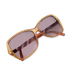 Christian Dior-Óculos de sol feminino vintage Optyl 2414 30 57/13 135MILÍMETROS-Laranja