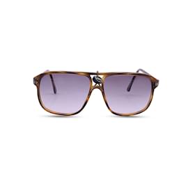 Autre Marque-Óculos de sol marrom vintage com/Lentes cinza Zilo N/42 54/12 135MILÍMETROS-Marrom