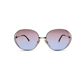 Christian Dior-Gafas de sol de mujer vintage de gran tamaño 2302 41 56/17 125MM-Dorado