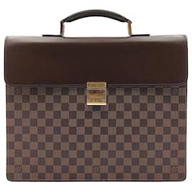 Louis Vuitton-Louis Vuitton Altona Damier Ebene business bag-Brown