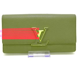 Louis Vuitton-Louis Vuitton Portefeuille capucines-Red