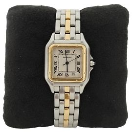 Relógio Cartier Panthère Ouro e Aço MM ref. 1 Dourado