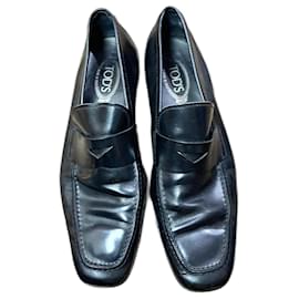 Tod's-Loafers Slip ons-Black